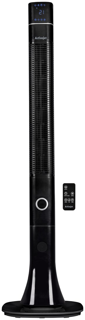 Ventilatori kolonë Activejet WKS-120CPJ, 60W, me telekomandë, i zi