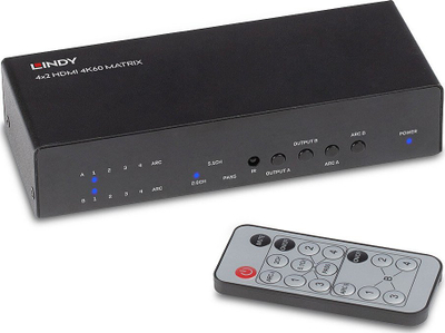 Matriks video switch Lindy 38084, 4x2, 4K, i zi