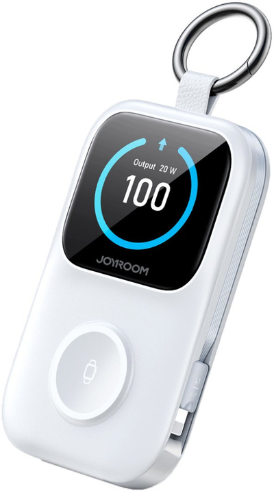 Powerbank Joyroom JR-W19, 5000 mAh, karikim pa tel 5W për orë, i bardhë