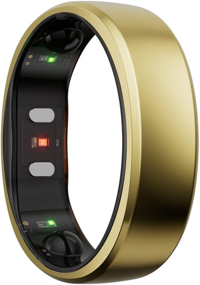 Unazë inteligjente RINGCONN Gen 2 Ultra Thin, monitorim apnea gjumi, shëndet dhe aktivitet, Royal Gold, 2025