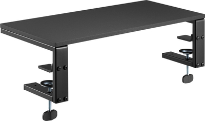 Mbajtës monitori V7 Monitor Riser Stand, me kapëse, i zi