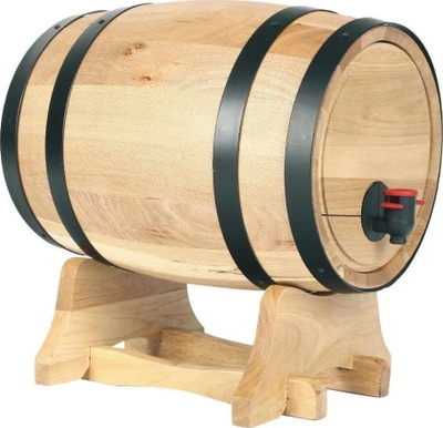 Fuçi e vogël vere për servim, 5.5L, dru natyral