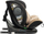 Авто седиште за деца Mokki I-Size, 40–150 cm, вртење 360°, беж