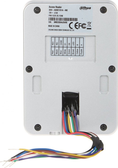 Lexues afërsie me tastierë Dahua ASR2101A-ME, RS-485 Wiegand, i zi