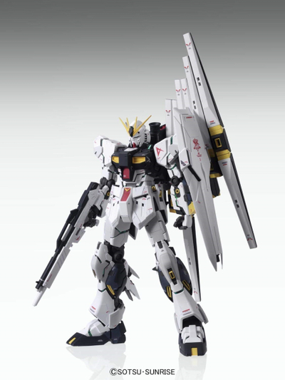 Model kit Bandai Nu Gundam Ver. Ka MG 1:100, Master Grade, i bardhë