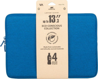 Futollë laptopi Rivacase Suzuka 7703, 13.3–14\", material RPET, ngjyrë aqua