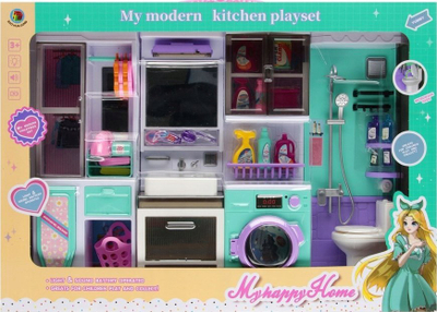 Set mobiljesh për kukulla MEGA CREATIVE 544857, me drita edhe zëra, shumëngjyrësh