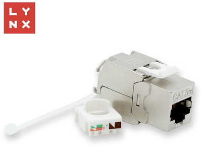 Modul keystone LYNX Cat5e STP, self punch down, argjendtë