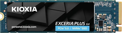 SSD i brendshëm Kioxia Exceria Plus G4, 2TB, M.2 PCIe 5.0 NVMe, i zi