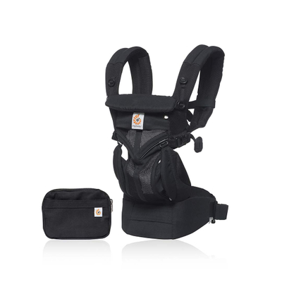 Mbajtëse bebe Ergobaby Omni Classic Mesh, ergonomike, material rrjetë, e zezë Onyx