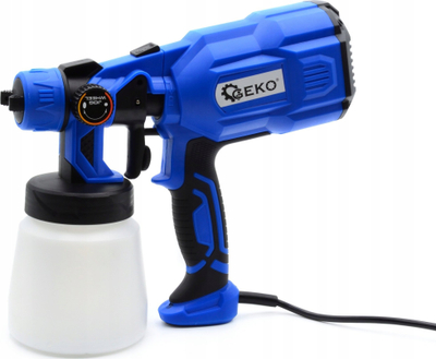 Pistoletë spërkatëse për bojë GEKO, 400W, rezervuar 800ml, blu