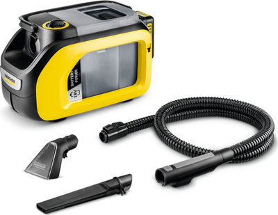 Fshesë larëse me ujë Karcher SE 3-18 V, pa kabllo, 18V, e verdhë