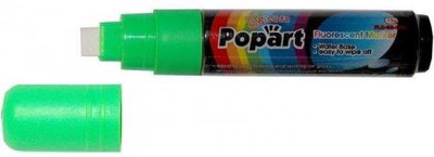 Markeri me shkumës Leviatan Popart, 10mm, fluoreshent, i gjelbër