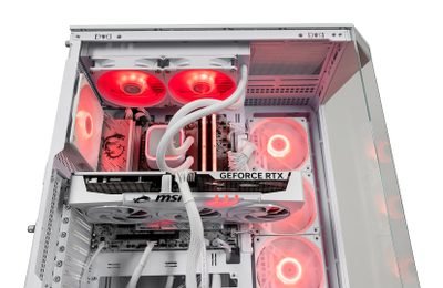 Гејминг компјутер Actina Ryzen 7 7800X3D, 32GB RAM, RTX 5070 Ti, 1TB SSD, бел