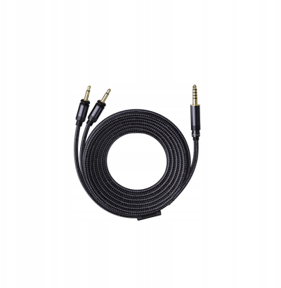 Kabllo për kufje FiiO LL-RC 2024 FT3, 1.5m, 4.4mm dhe 3.5mm, e zezë