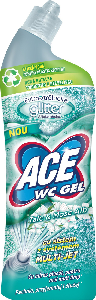 Xhel pastrimi për WC Ultra Glitter Talk & Musk, 700 ml