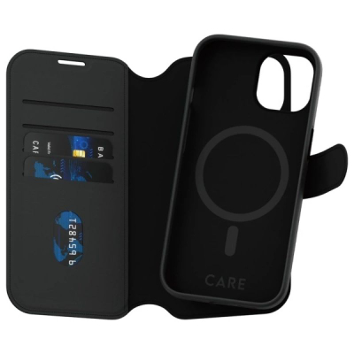 Mbulesë portofol PanzerGlass CARE Feature Case 2-in-1, MagSafe, për iPhone 15, e zezë