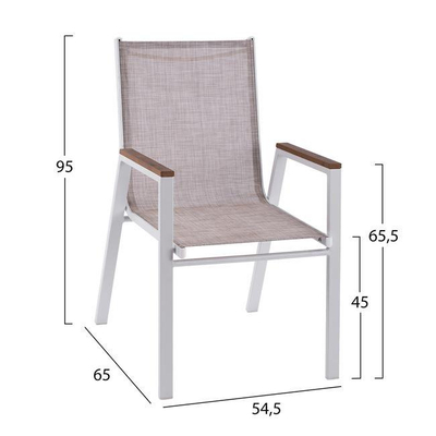 Set tavolinë 5-pjesësh (HM10528), bardhë