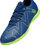 Këpucë futbolli për sallë Puma Future Play IT M 107382 03, taban gome pa gjurmë, blu me jeshile neon
