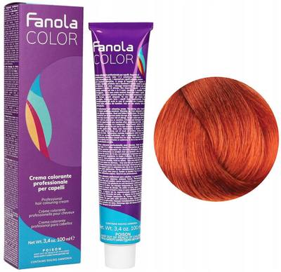 Ngjyrë flokësh Fanola Color Cream 8.44, 100ml, bionde e hapur bakër intensive