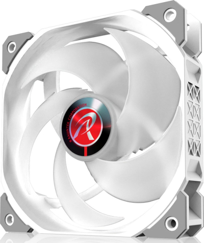 Ventilatorë për kasë PC Raijintek Ageras 12 ARGB-3, 120mm, ARGB, të bardhë