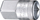 Adapter reduktues Stahlwille 3/8" në 1/2", 31mm, çelik, argjendtë