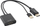 Kabllo InLine DisplayPort në HDMI, 0.3m, e zezë