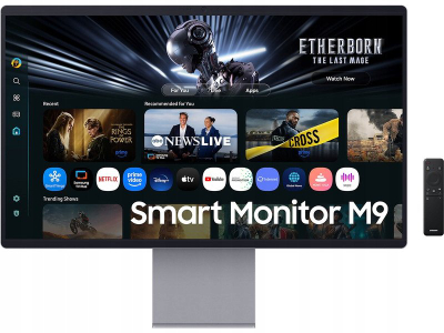 Monitor Samsung Smart Monitor M9 M90SF, 32", 4K, i zi