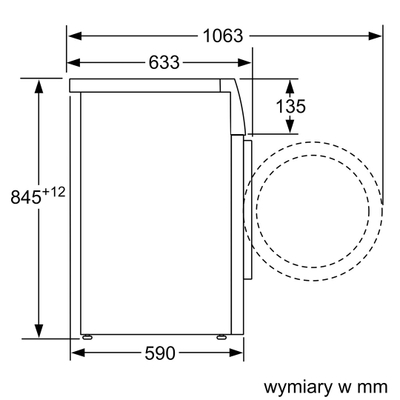 Makine larëse Bosch WAN2827FPL, 8kg, 1400rpm, e bardhë