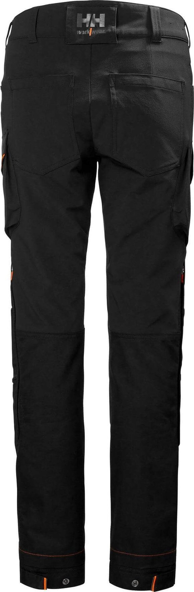 Pantallona pune Helly Hansen W Luna BRZ Cargo, elastike, me xhepa cargo, të zeza