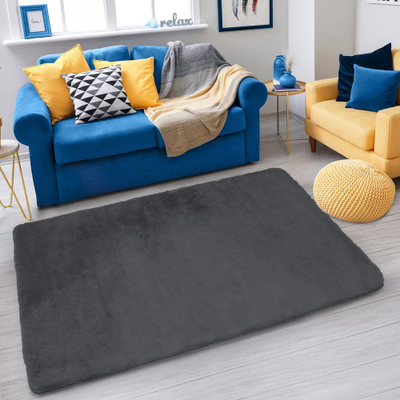 Tapet Strado Rug Rabbit, 60x120 cm, antialergjik, gri e errët