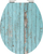 Ulisje tualeti SCHÜTTE Blue Wood, MDF, mbyllje e butë, blu