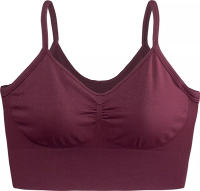 Bra sportiv IQ Ilaria W 92800625368, mbajtje e mesme, najlon edhe elastan, i zi
