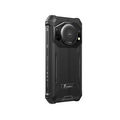 Telefoni i fortë FOSSiBOT F101P, 4GB RAM 64GB, bateri 10600mAh, IP68 IP69, i zi