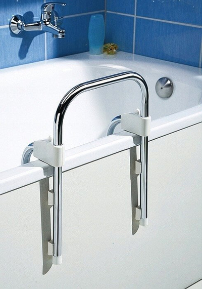 Parmak vaska Sundo Railing, çelik inox, i rregullueshëm, i bardhë