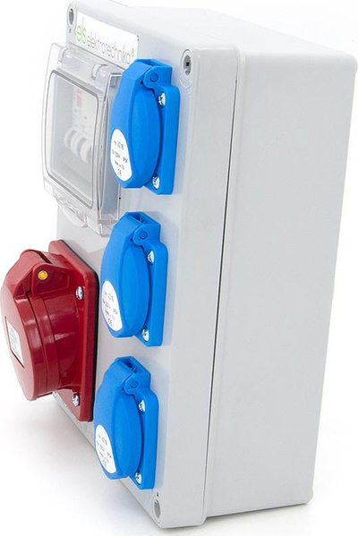 Panel elektrik ELS Elektrotechnika 4NO31C11C0, 1x16A 5P 400V, 3x16A 230V, gri
