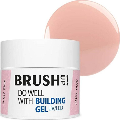 Xhel ndërtues për thonj BrushUp Do Well With, 12g, Fairy Pink, rozë