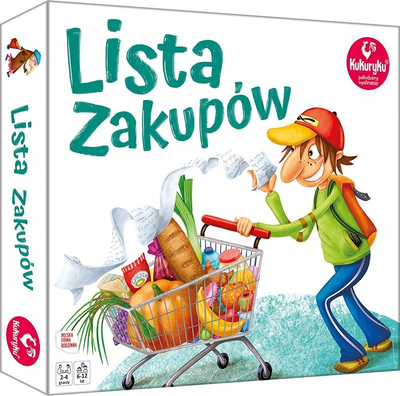 Друштвена игра Promatek Shopping List Kukuryku, едукативна за деца, многубојна