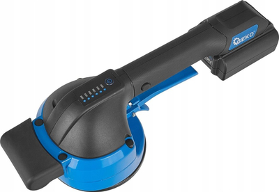 Set kapëse elektrike me vakum për pllaka, 18V, 2 bateri 2Ah, gri