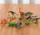 Set figura dinosauri Woopie Dinosaur Animal World, 18 copë, me enë plastike, shumëngjyrëshe