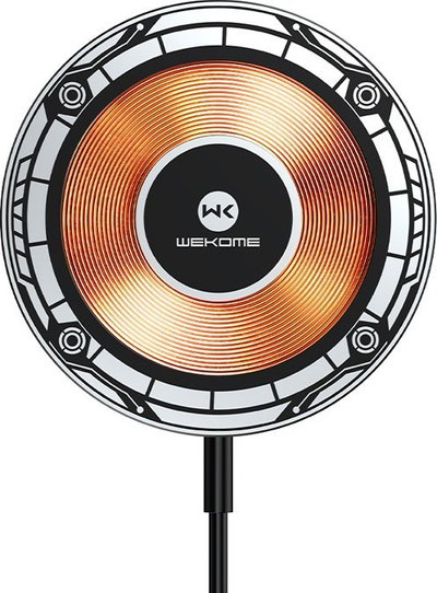 Karikues wireless Wopow WP-U99, 15W, magnetik, i bardhë