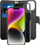 Këllëf‑portofol Puro Wallet Detachable MagSafe, për iPhone 14 Plus, 2 në 1, i zi