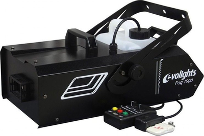 Машина за чад Evolights Fog 1500, 1500W, резервоар 3L, црна