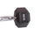 Hantelë EB Fit Hex, 10 kg, me gomë, e zezë