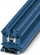 Bllok terminali Phoenix Contact TB 4 I BU Essential, 2 përçues, 4mm², blu