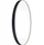 Округло огледало Round Mirror Fi 60, челична рамка, 60 cm, црно