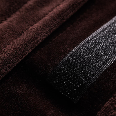 Shirit për flokë kozmetik Activeshop, velvet, kafe
