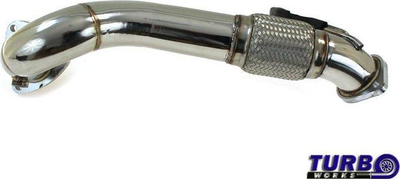 Downpipe TurboWorks Decat për Audi S3 1.8T 8L, çelik inox