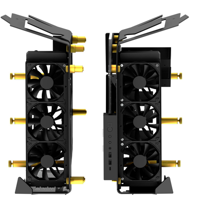 Kasë PC FSP T-Wings CMT710, e zezë