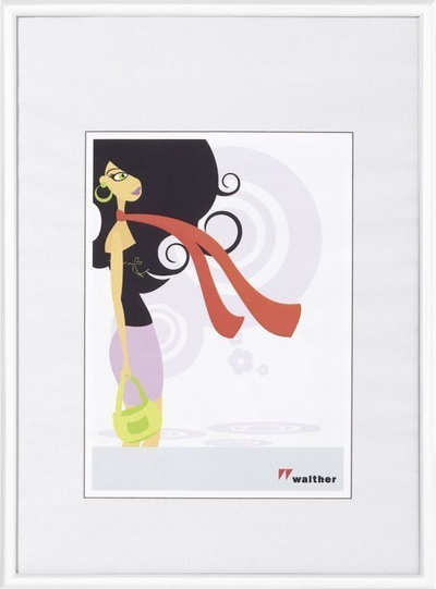 Kornizë foto Walther New Lifestyle KV318W, 13x18 cm, plastikë, e bardhë